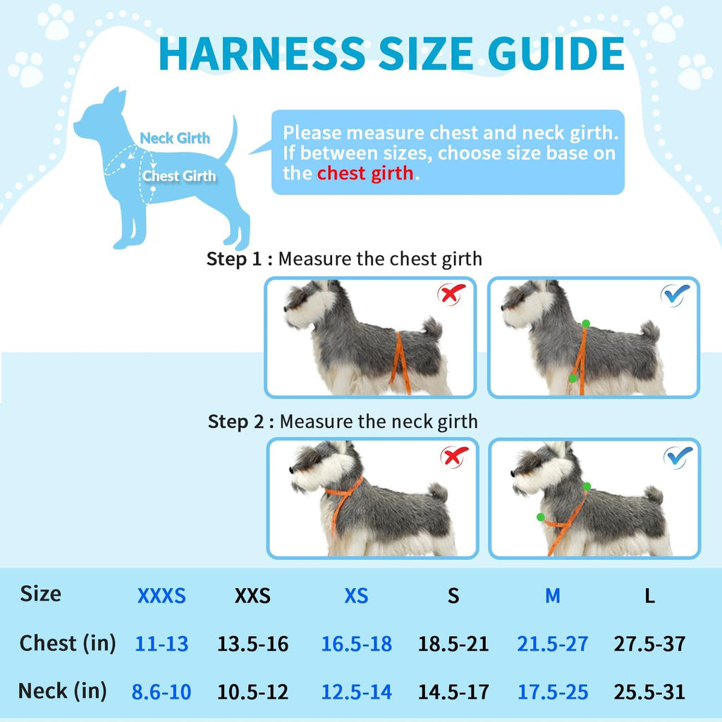Dog Seat Belt - Adjustable Dog Car Harness for Large, Medium & Small Dogs, Soft Padded & Breathable Mesh Dog Seatbelt with Car Vehicle Connector Strap (Blue, Medium)